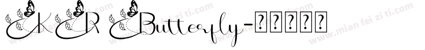 KR Butterfly字体转换